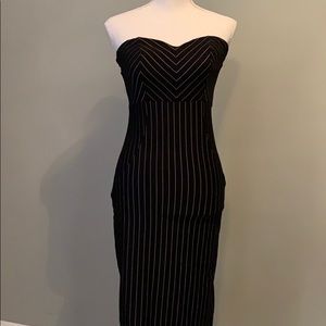Strapless dress